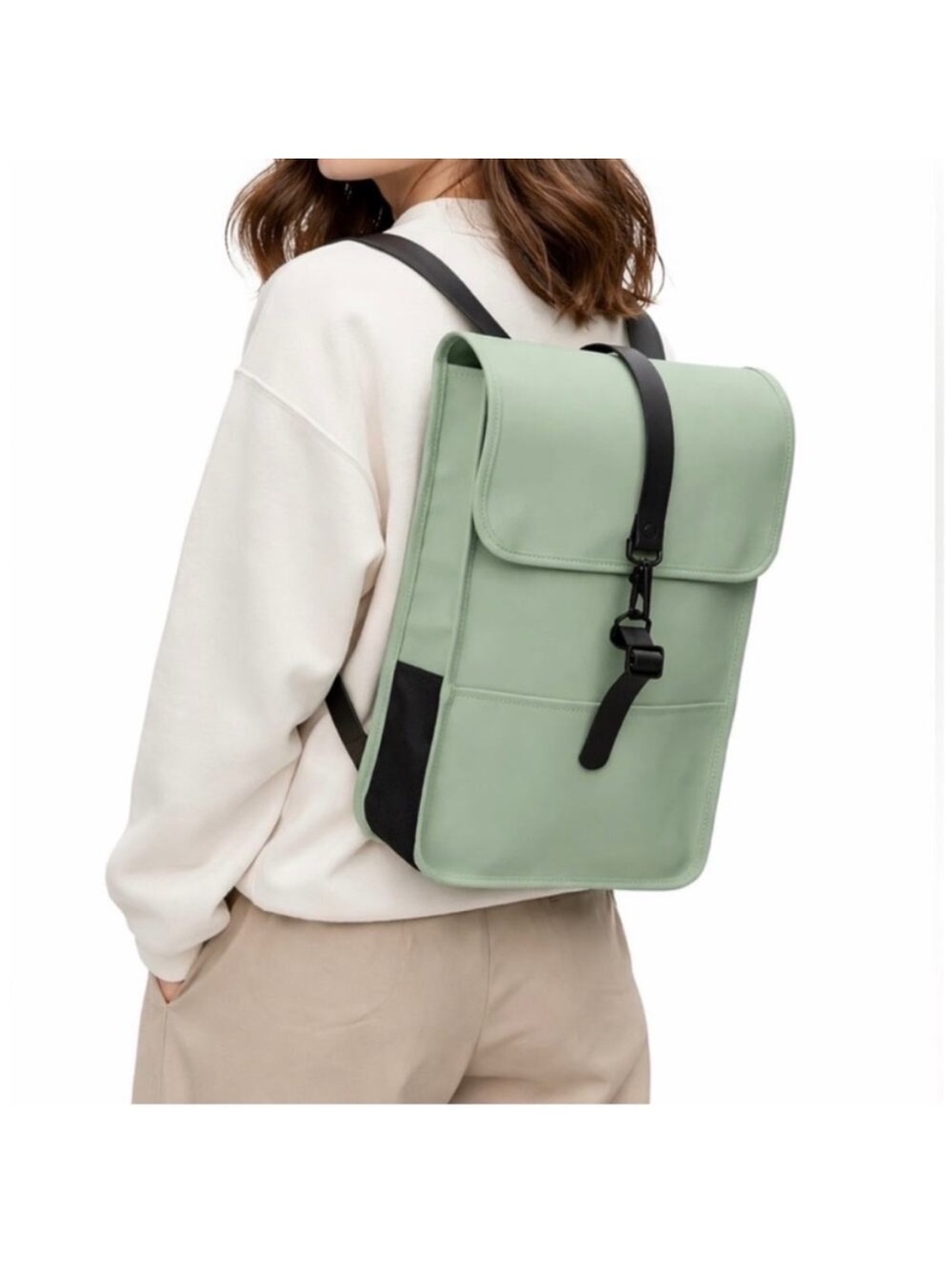 NWT Rains Waterproof Mini W3 Backpack in Haze